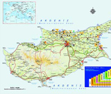map of cyprus
